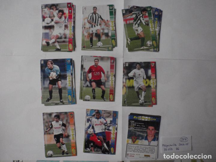 Football Stickers: LOTE 35 cromos MEGACRACKS trading card diferentes de futbol 2004 2005 de PANINI MGK MEGA CRACKS