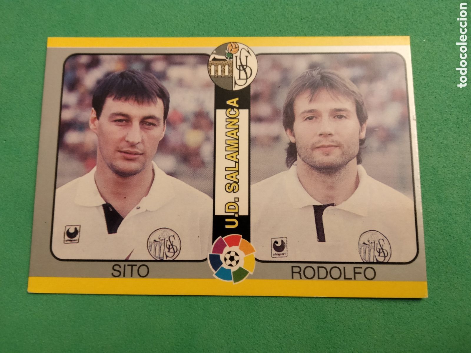 Fu&szlig;ball-Sticker: SITO RODOLFO 284 SALAMANCA MUNDICROMO FUTBOL TOTAL 94 95 1994 1995 PERFECTO ESTADO