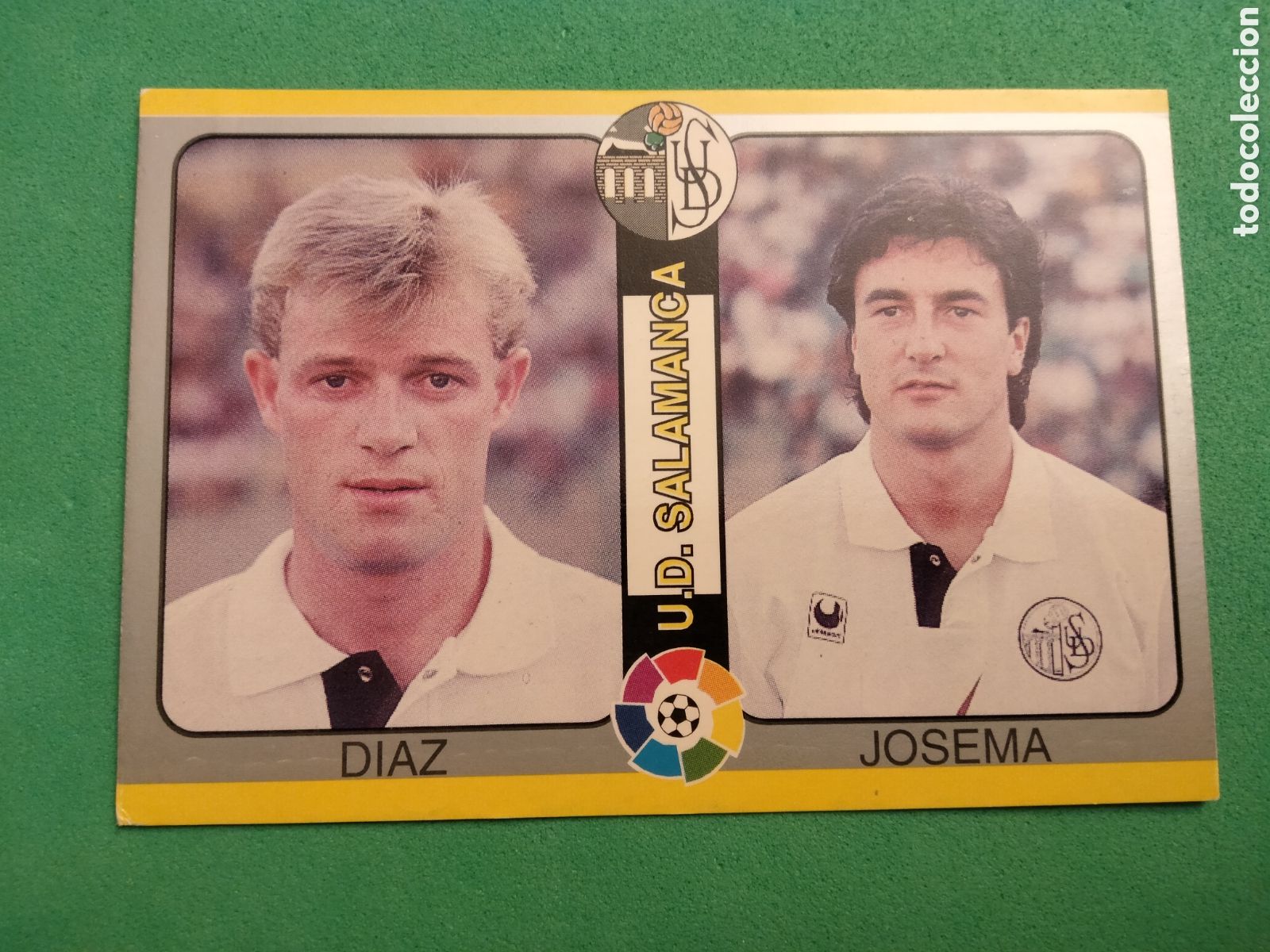 Fu&szlig;ball-Sticker: DIAZ JOSEMA 286 SALAMANCA MUNDICROMO FUTBOL TOTAL 94 95 1994 1995 PERFECTO ESTADO