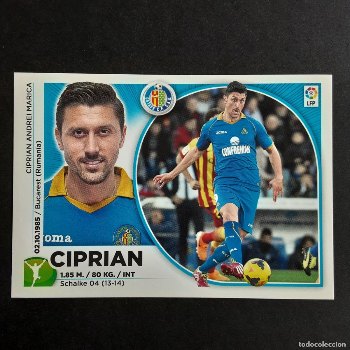 Fu&szlig;ball-Sticker: CROMO LIGA 2014 2015 14 15 COLECCIONES ESTE PANINI N&ordm;16 CIPRIAN-GETAFE NUNCA PEGADO