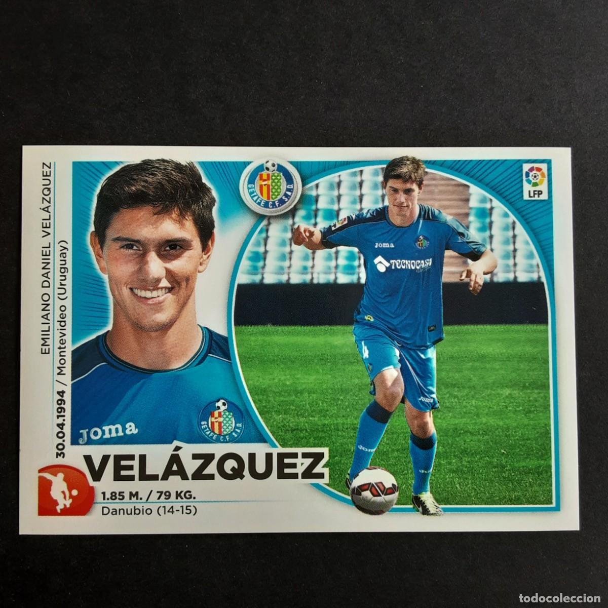 Cromos de f&uacute;tbol: CROMO LIGA 2014 2015 14 15 COLECCIONES ESTE PANINI N&ordm;20 VELAZQUEZ-GETAFE NUNCA PEGADO