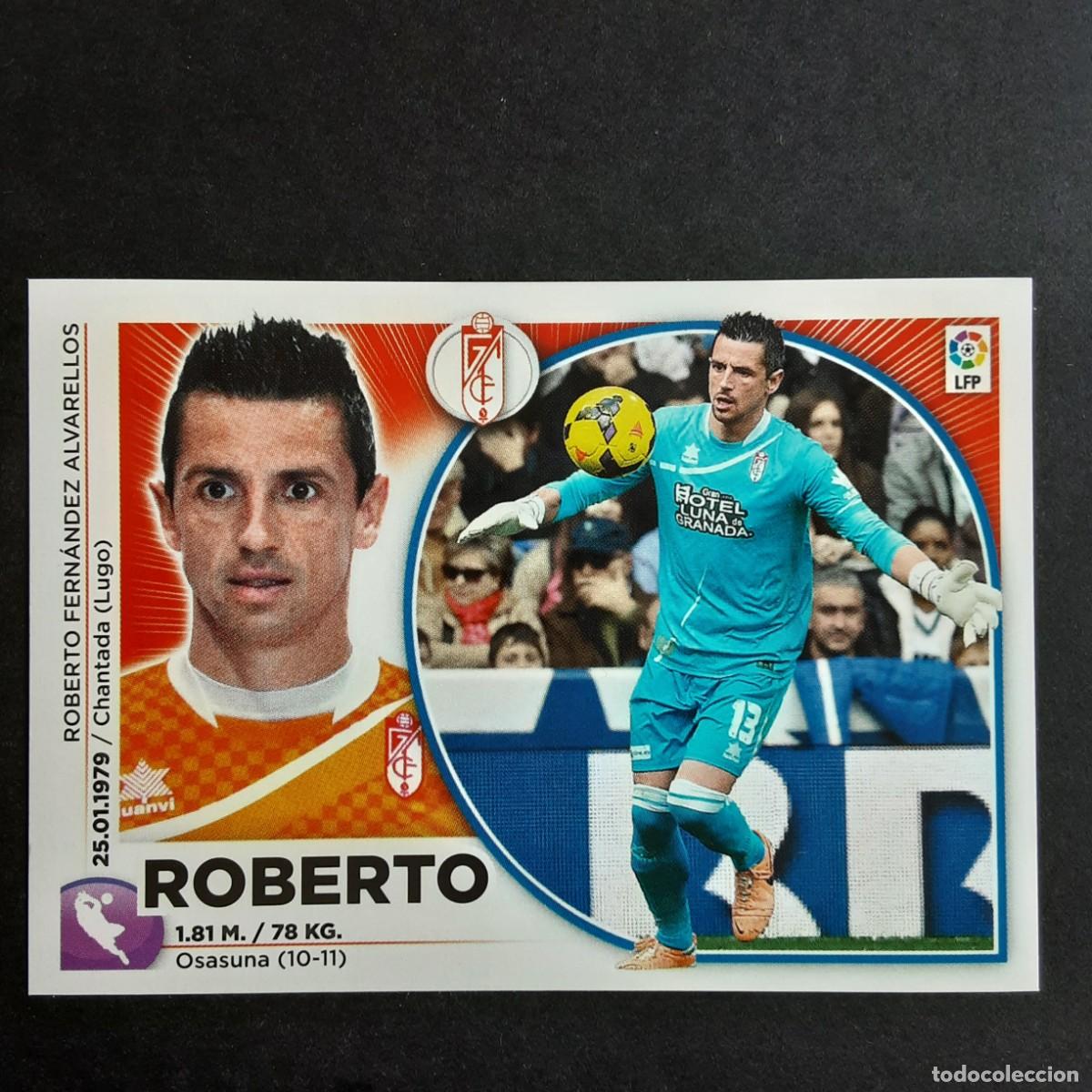 Cromos de F&uacute;tbol: CROMO LIGA 2014 2015 14 15 COLECCIONES ESTE PANINI N&ordm;1 ROBERTO-GRANADA NUNCA PEGADO