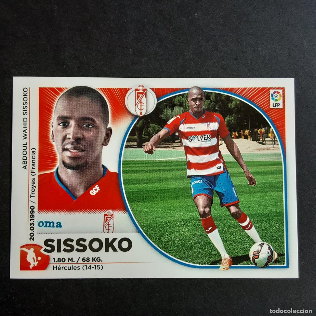 Fu&szlig;ball-Sticker: CROMO LIGA 2014 2015 14 15 COLECCIONES ESTE PANINI N&ordm;8 SISSOKO-GRANADA NUNCA PEGADO