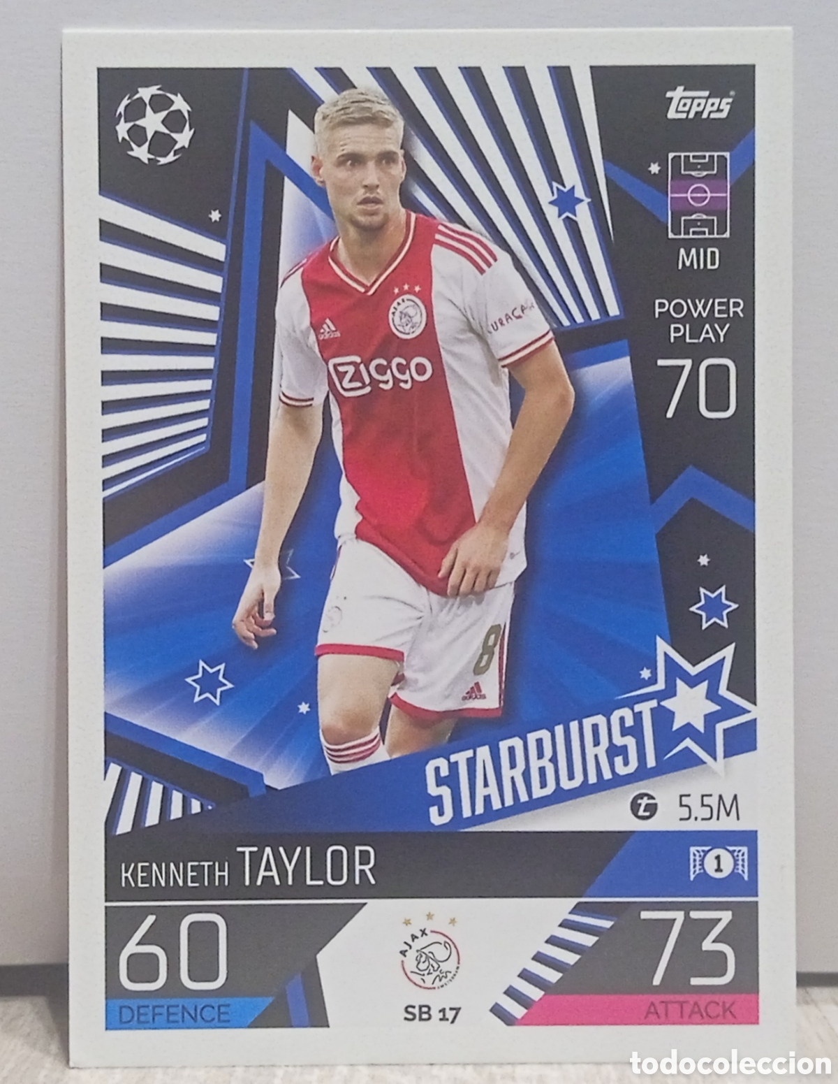Cromos de f&uacute;tbol: SB 17 TAYLOR - Foto 1