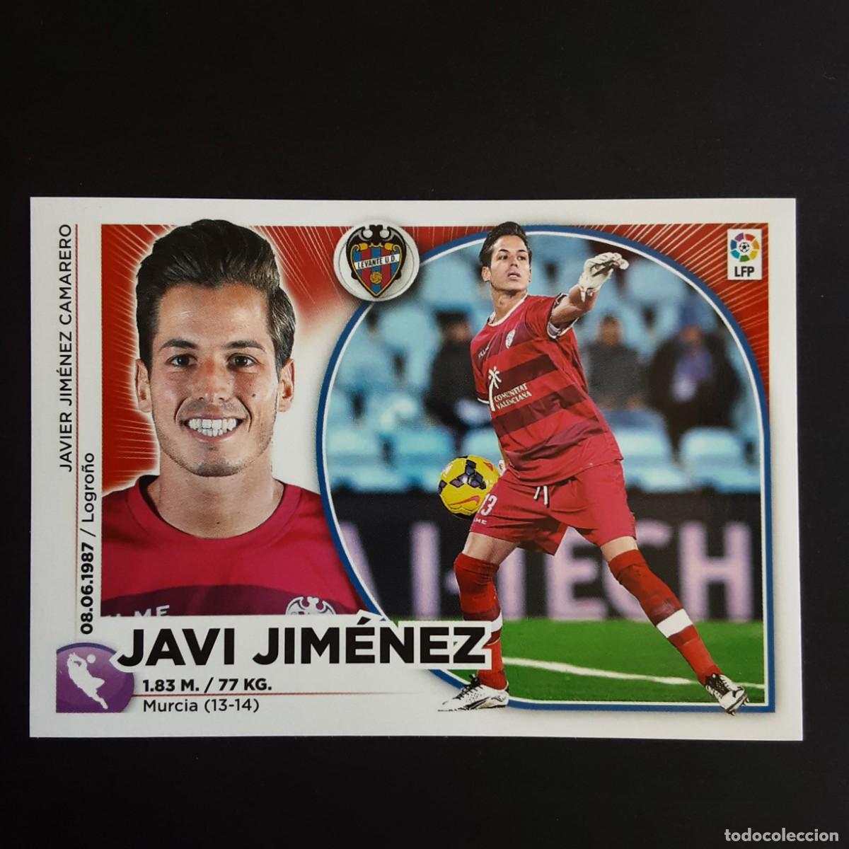 Cromos de F&uacute;tbol: CROMO LIGA 2014 2015 14 15 COLECCIONES ESTE PANINI N&ordm;2 JAVI JIMENEZ-LEVANTE NUNCA PEGADO
