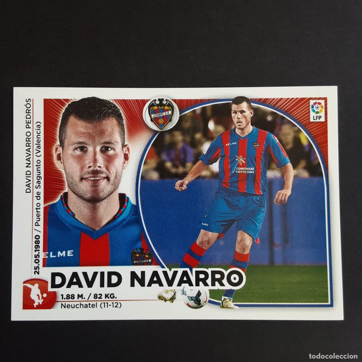 Cromos de F&uacute;tbol: CROMO LIGA 2014 2015 14 15 COLECCIONES ESTE PANINI N&ordm;5 DAVID NAVARRO-LEVANTE NUNCA PEGADO