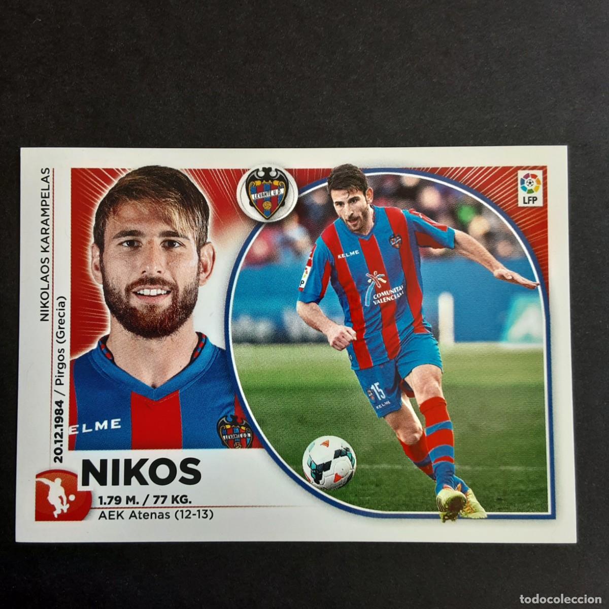 Cromos de F&uacute;tbol: CROMO LIGA 2014 2015 14 15 COLECCIONES ESTE PANINI N&ordm;8 NIKOS-LEVANTE NUNCA PEGADO