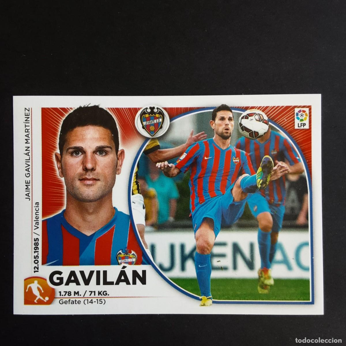 Cromos de F&uacute;tbol: CROMO LIGA 2014 2015 14 15 COLECCIONES ESTE PANINI N&ordm;12 GAVILAN-LEVANTE NUNCA PEGADO