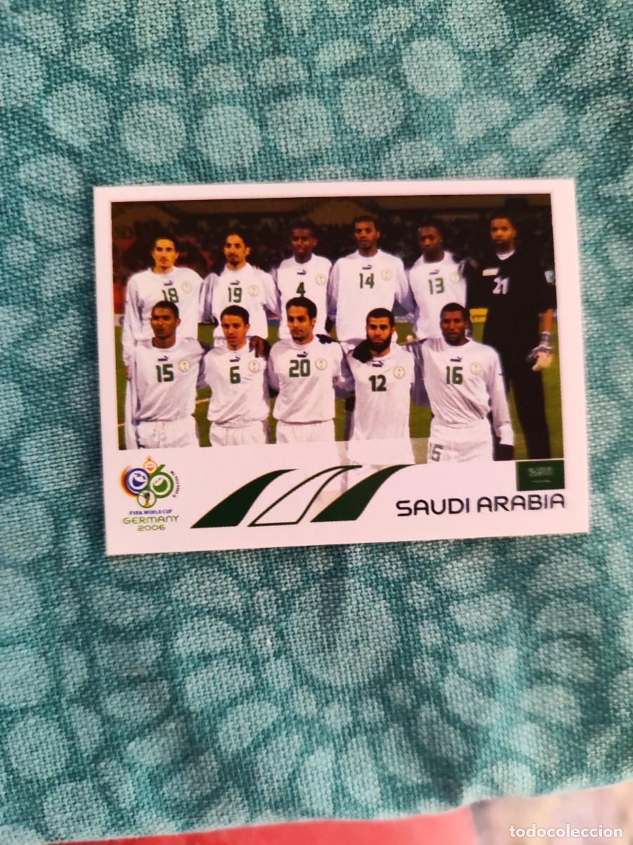 Cartes &agrave; collectionner de Football: 588 WORLD CUP 2006 PANINI TEAM PHOTO - SAUDI ARABIA -- CROMO NUNCA PEGADO MUNDIAL 06
