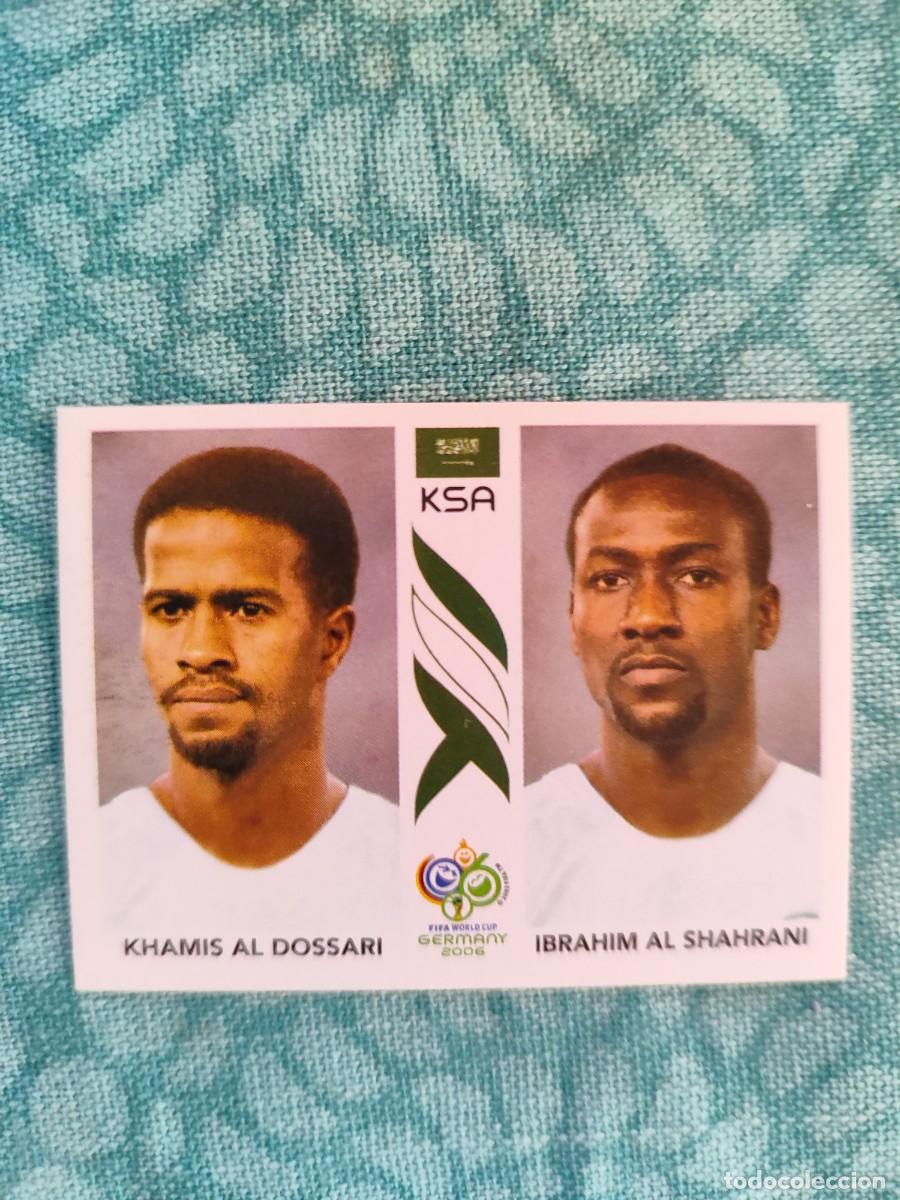 Cromos de f&uacute;tbol: 594 WORLD CUP 2006 PANINI MOHAMMED HAIDAR/ABDULAZIZ KHATHRAN - SAUDI ARABIA -- CROMO NUNCA PEGADO MU