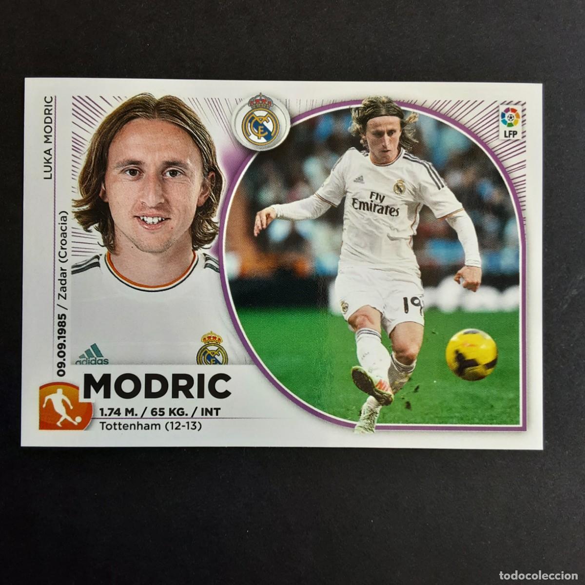 Cromos de F&uacute;tbol: CROMO LIGA 2014 2015 14 15 COLECCIONES ESTE PANINI N&ordm;12 MODRIC-R.MADRID NUNCA PEGADO