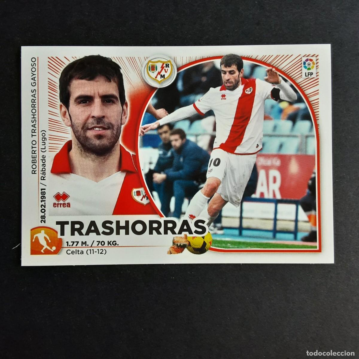 Cromos de f&uacute;tbol: CROMO LIGA 2014 2015 14 15 COLECCIONES ESTE PANINI N&ordm;11 TRASHORRAS-R.VALLECANO NUNCA PEGADO