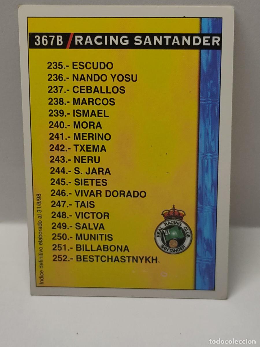 Mundicromo Las fichas de la Liga 98 99 Neru Racing de Santander No. 243