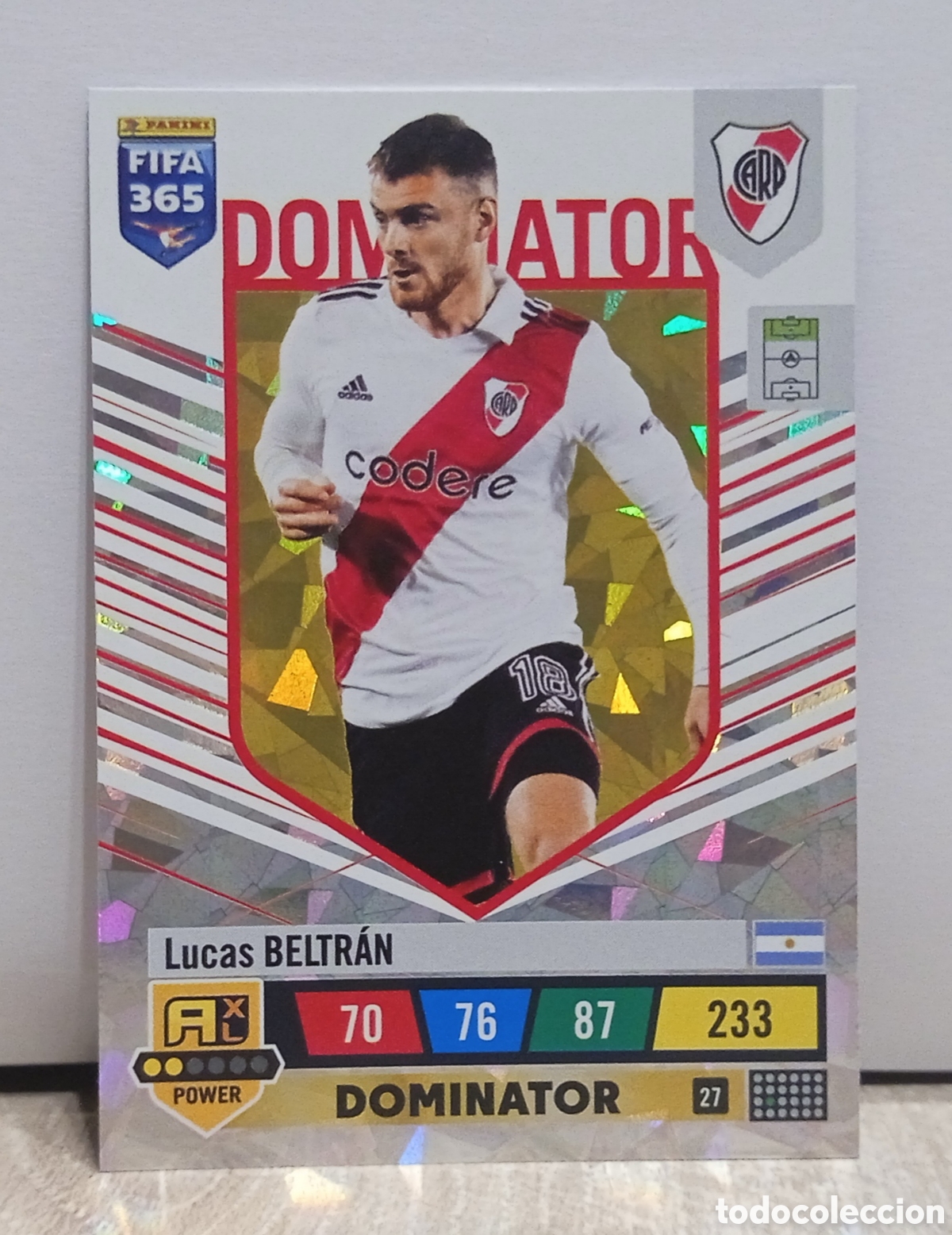 Cromos de f&uacute;tbol: 27 BELTRAN - Foto 1