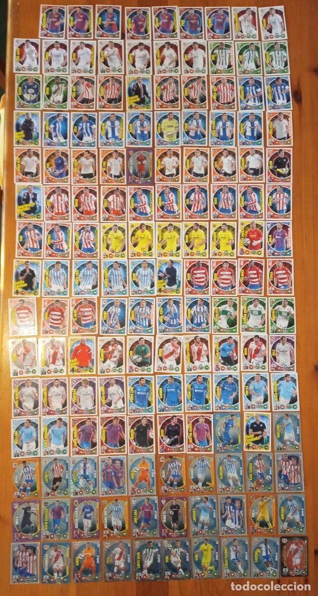 Cromos de f&uacute;tbol: LOTE DE 149 CROMOS BASICOS ESPECIALES ADRENALYN 2014-15 PANINI XL - trading card game