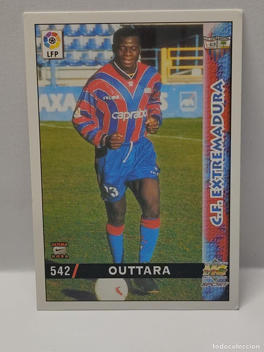 Cromos de F&uacute;tbol: Cromo Mundicromo - LAS FICHAS DE LA LIGA 98 99 1998/1999 - EXTREMADURA - OUTTARA 542 &Uacute;LTIMA HORA