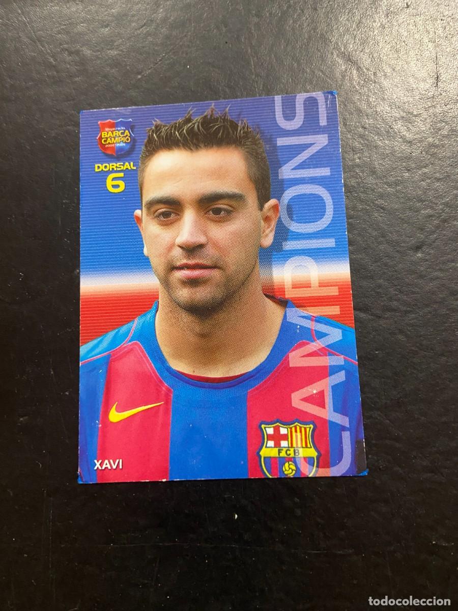 Cromos de f&uacute;tbol: xavi bar&ccedil;a campio correcto - Foto 1