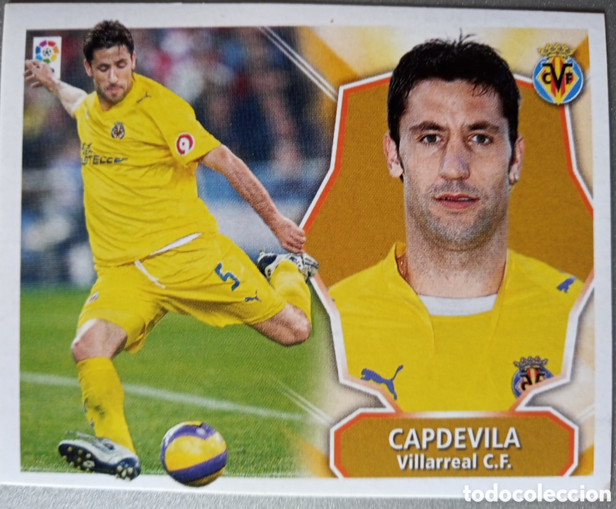 Cromos de F&uacute;tbol: CROMO CAPDEVILA. VILLARREAL C F. COLECCIONES ESTE 08-09