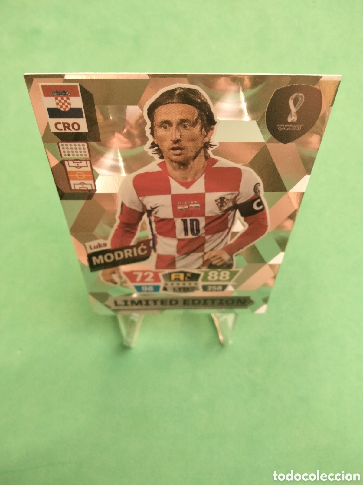 Cromos de F&uacute;tbol: MODRIC CROACIA QATAR MUNDIAL 2022 EDICION LIMITADA EDITORIAL PANINI EN PERFECTO ESTADO UNIFICO ENVIO