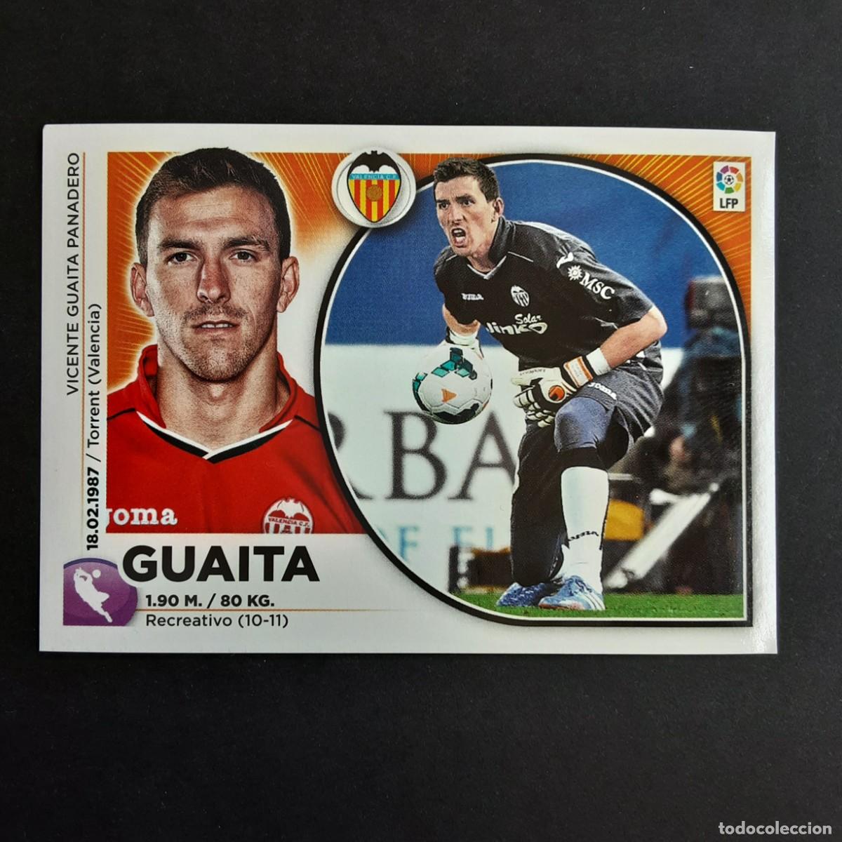 Cromos de f&uacute;tbol: CROMO LIGA 2014 2015 14 15 COLECCIONES ESTE PANINI N&ordm;2 GUAITA-VALENCIA NUNCA PEGADO