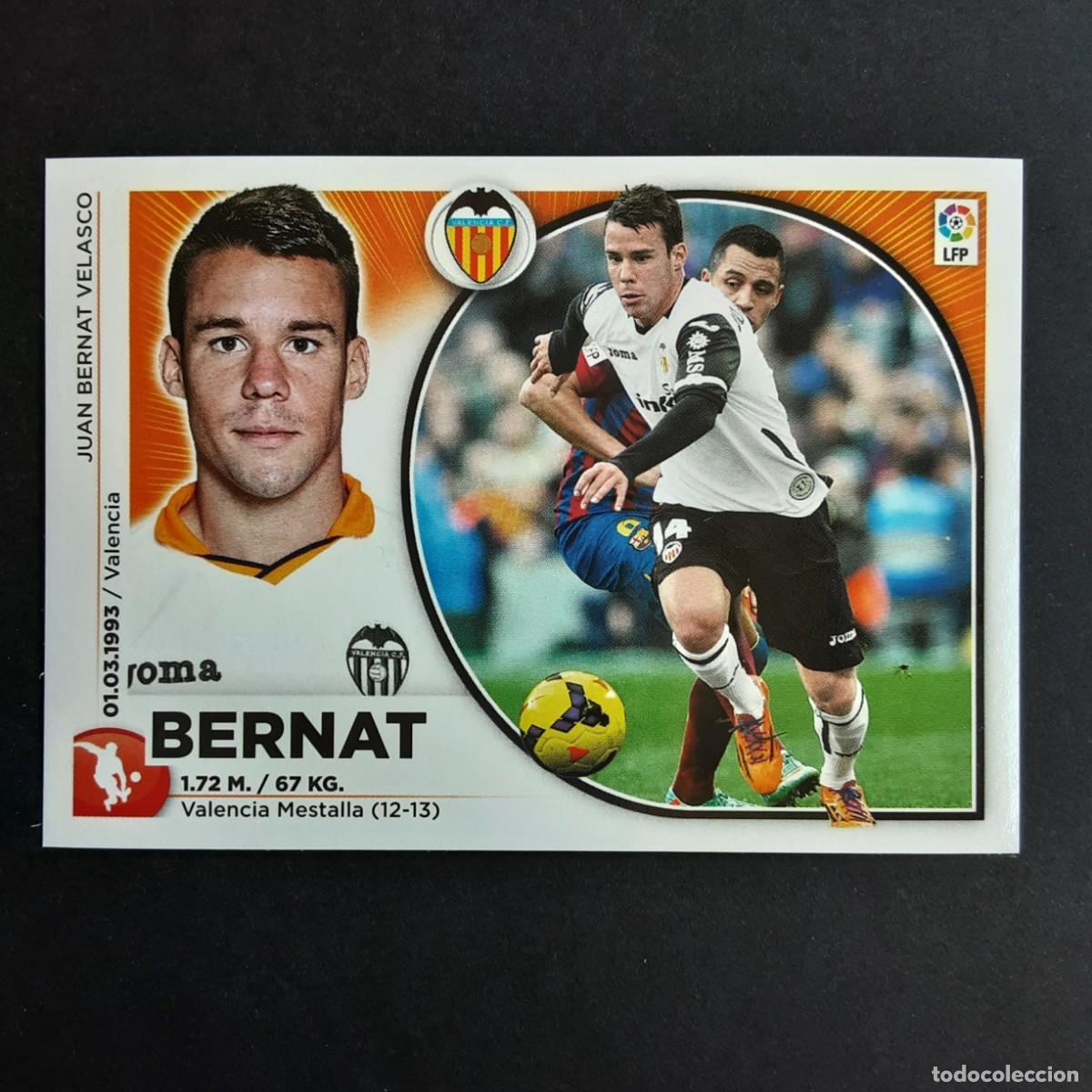 Cromos de f&uacute;tbol: CROMO LIGA 2014 2015 14 15 COLECCIONES ESTE PANINI N&ordm;8 BERNAT-VALENCIA NUNCA PEGADO