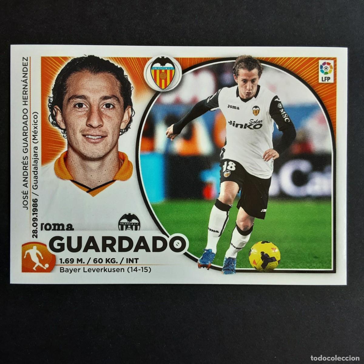 Fu&szlig;ball-Sticker: CROMO LIGA 2014 2015 14 15 COLECCIONES ESTE PANINI N&ordm;10 GUARDADO-VALENCIA NUNCA PEGADO