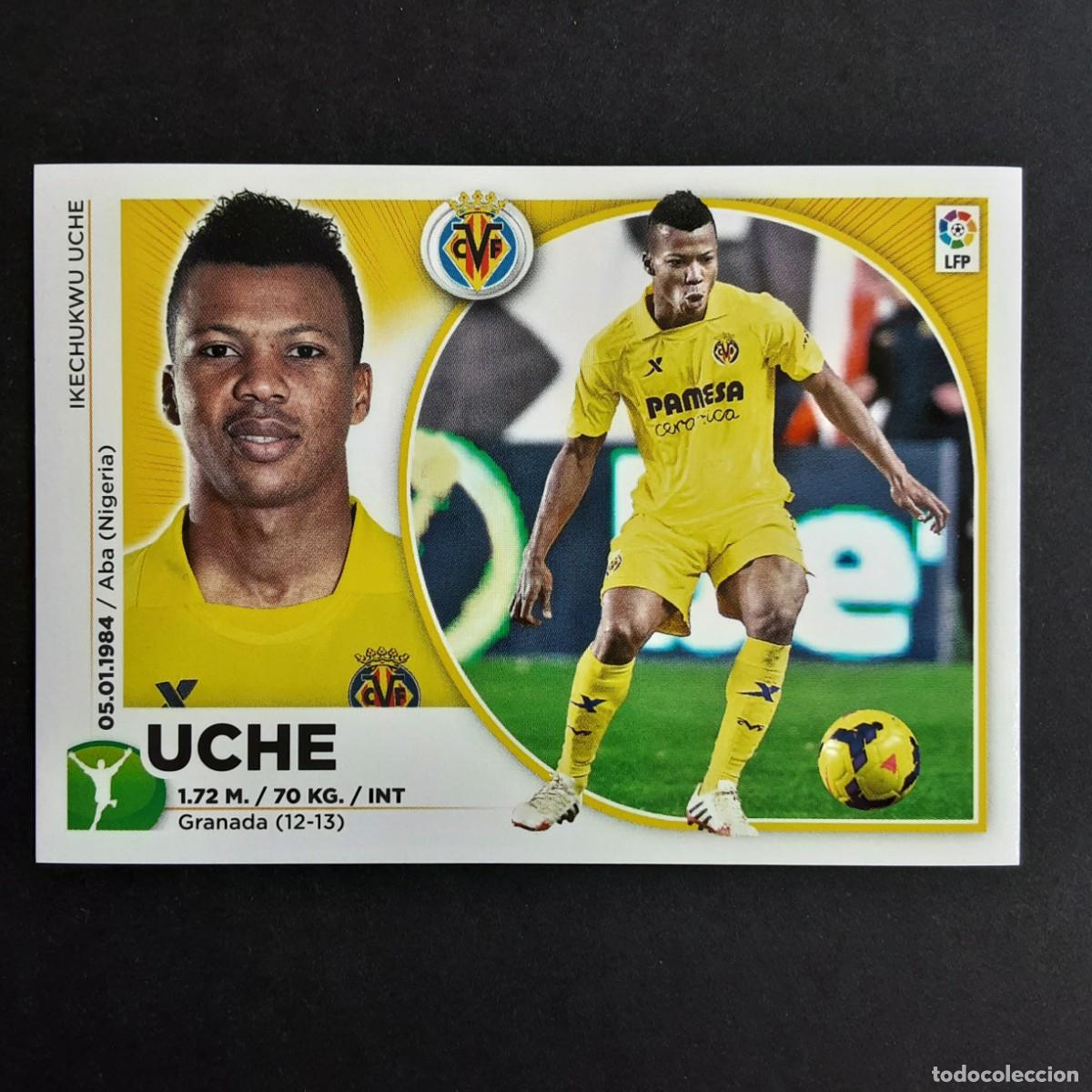Cromos de f&uacute;tbol: CROMO LIGA 2014 2015 14 15 COLECCIONES ESTE PANINI N&ordm;18 UCHE-VILLARREAL NUNCA PEGADO