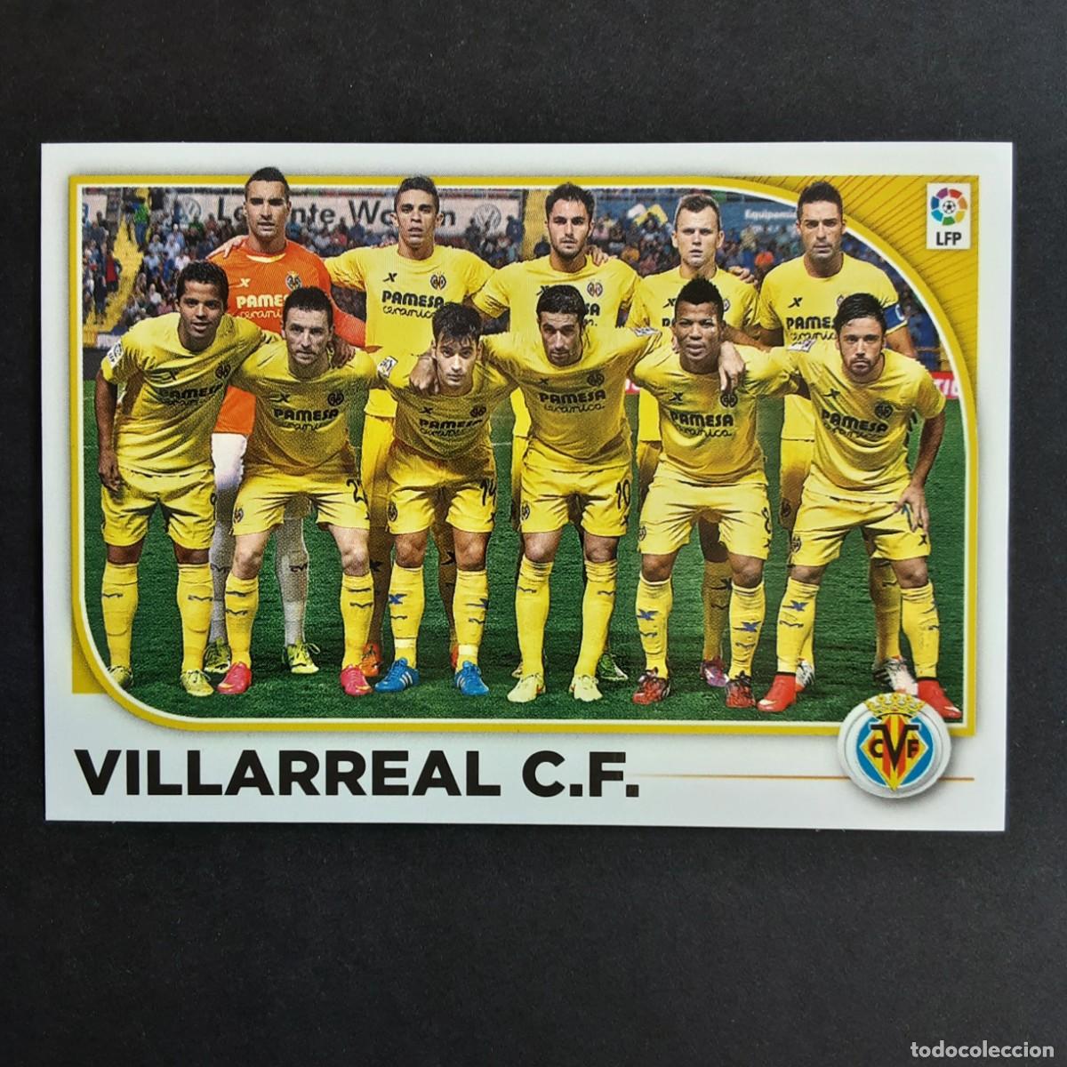 Cromos de f&uacute;tbol: CROMO LIGA 2014 2015 14 15 COLECCIONES ESTE PANINI N&ordm;21 EQUIPO-VILLARREAL NUNCA PEGADO