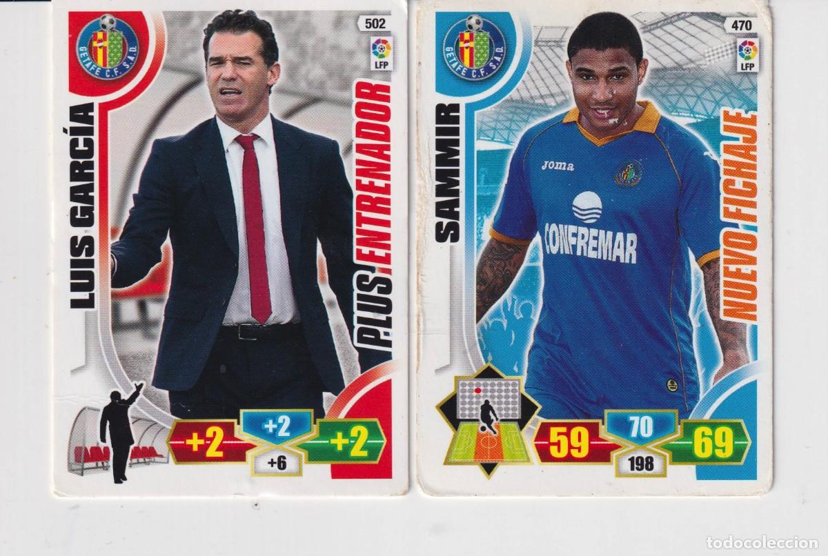 Fu&szlig;ball-Sticker: CROMO DE FUTBOL DEL A&Ntilde;O 2014 / 15 CASA PANINI N&ordm;470 - 509 DE LUIS GARC&Iacute;A Y SAMMIR GETAFE