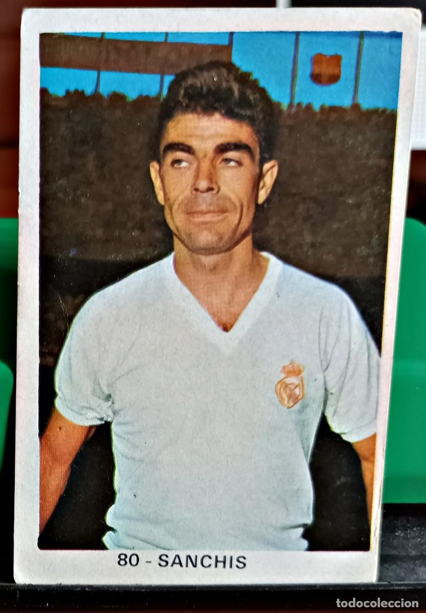Figurine di Calcio: SANCHIS REAL MADRID. N&ordm; 80 RUIZ ROMERO 1970 1971 CROMO FUTBOL LIGA 70 71 - IMPECABLE. NUNCA PEGADO
