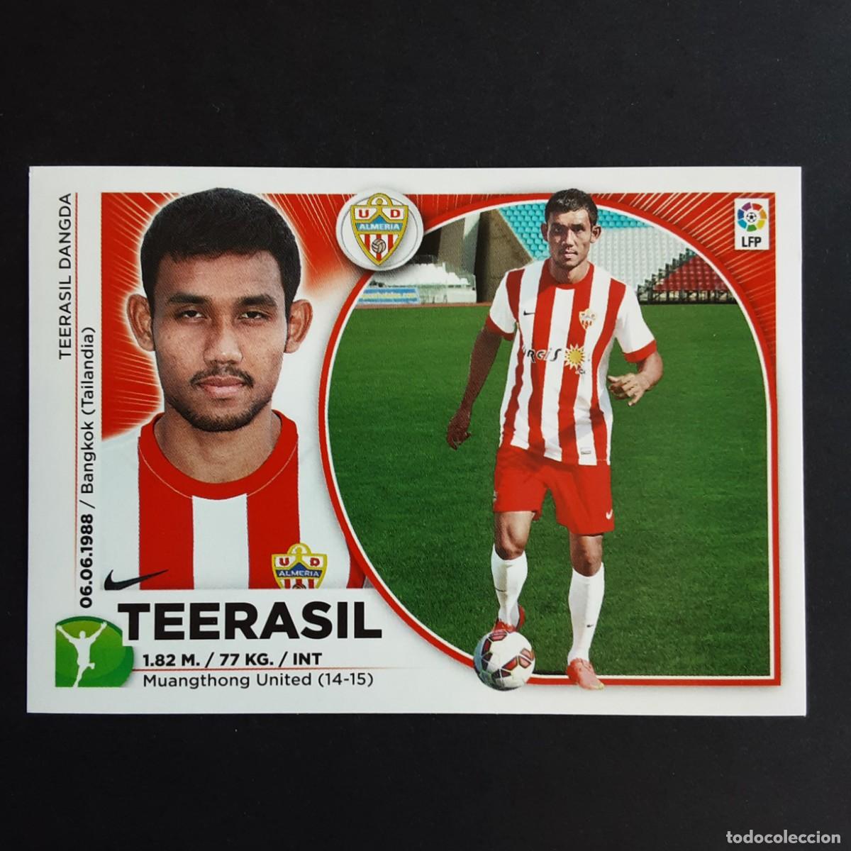 Cromos de f&uacute;tbol: CROMO LIGA 2014 2015 14 15 COLECCIONES ESTE PANINI FICHAJE N&ordm;13 TEERASIL-ALMERIA NUNCA PEGADO