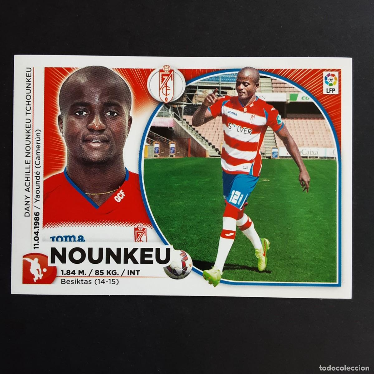 Cromos de F&uacute;tbol: CROMO LIGA 2014 2015 14 15 COLECCIONES ESTE PANINI FICHAJE N&ordm;53 NOUNKEU-GRANADA NUNCA PEGADO