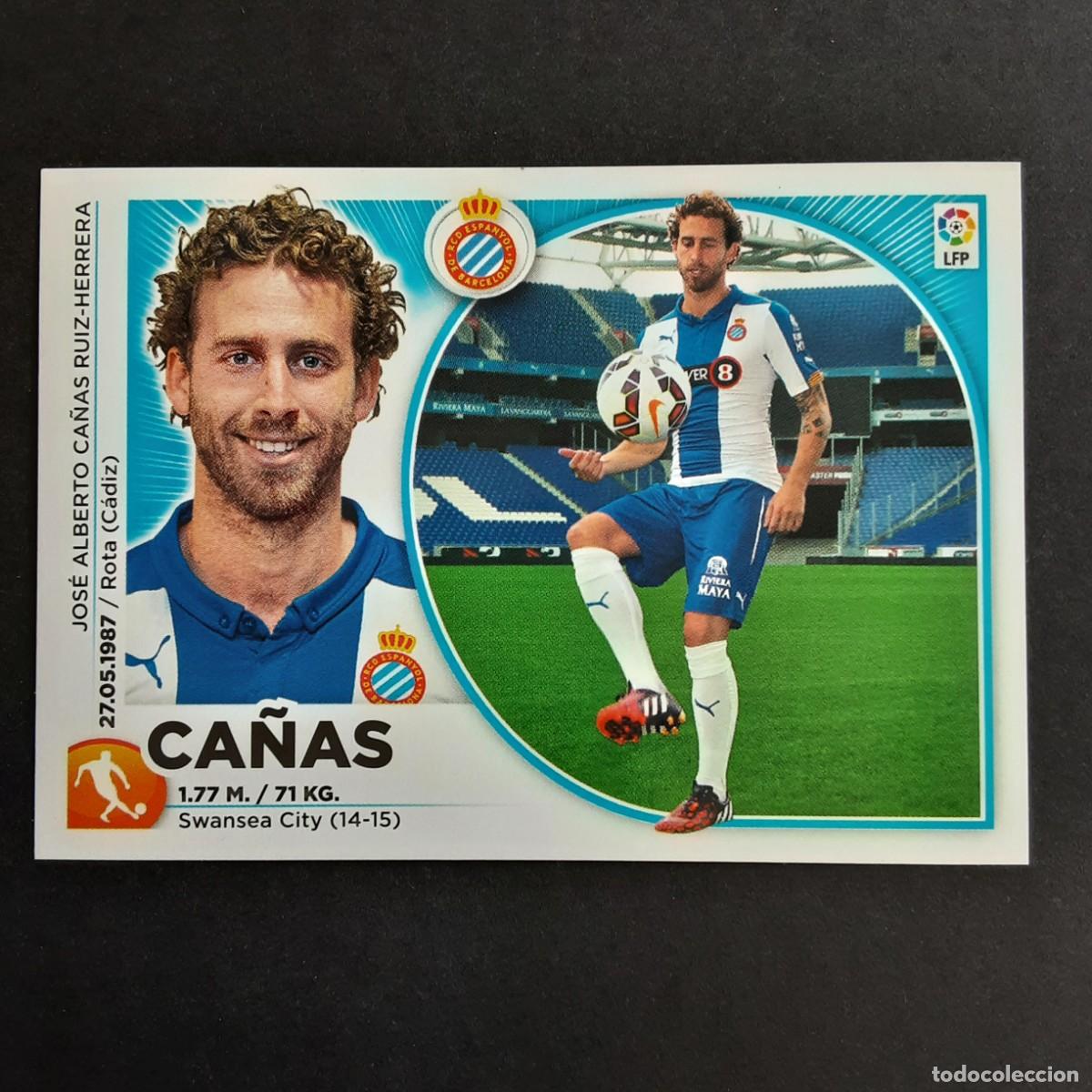 Cromos de f&uacute;tbol: CROMO LIGA 2014 2015 14 15 COLECCIONES ESTE PANINI FICHAJE N&ordm;55 CA&Ntilde;AS-ESPANYOL NUNCA PEGADO