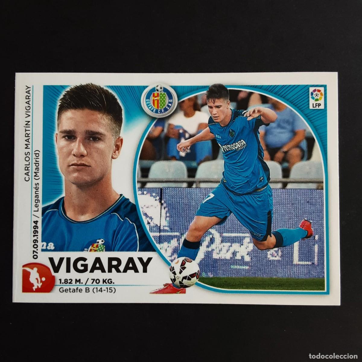 Cromos de f&uacute;tbol: CROMO LIGA 2014 2015 14 15 COLECCIONES ESTE PANINI COLOCA N&ordm;5 BIS VIGARAY-GETAFE NUNCA PEGADO
