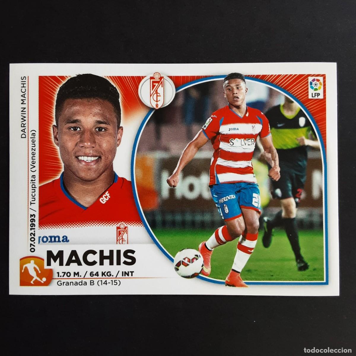 Cromos de F&uacute;tbol: CROMO LIGA 2014 2015 14 15 COLECCIONES ESTE PANINI COLOCA N&ordm;14 BIS MACHIS-GRANADA NUNCA PEGADO