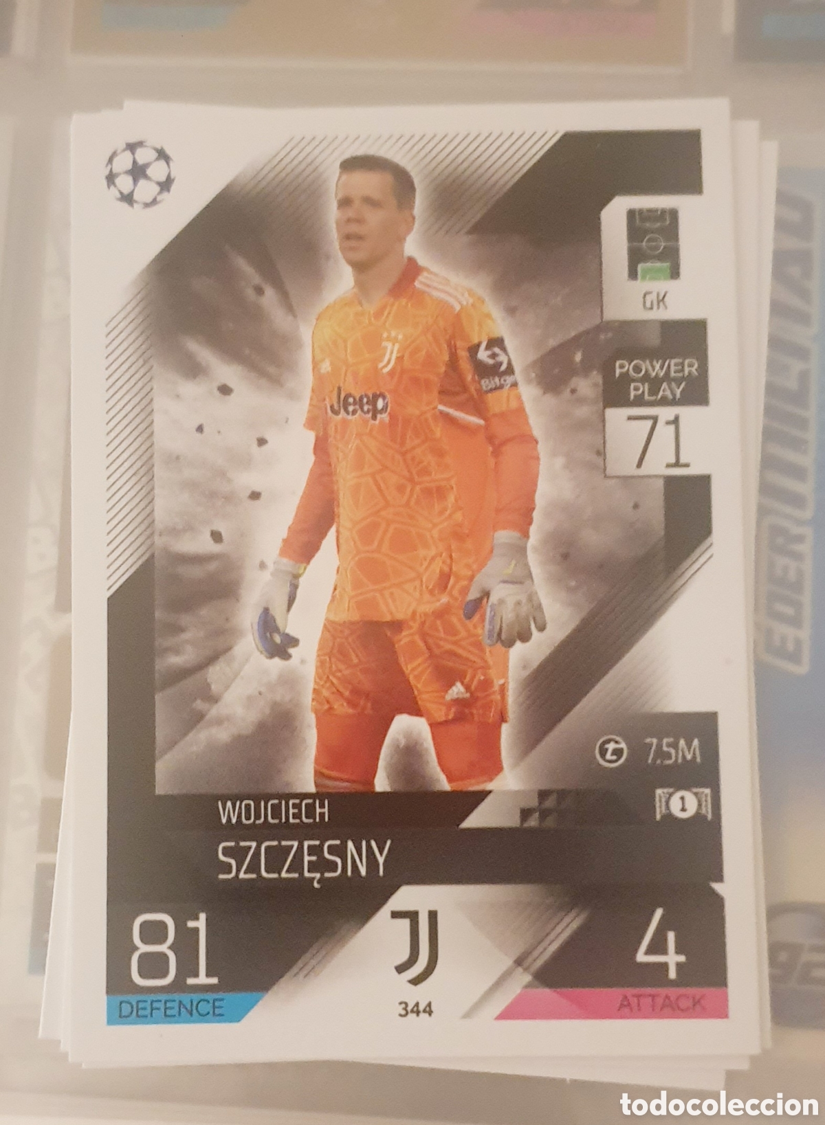 Fu&szlig;ball-Sticker: 344 szczeny juve topps match attax 22 23