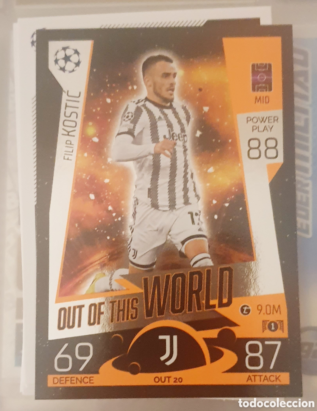 Fu&szlig;ball-Sticker: Out 20 kostic out of this World topps match attax 22 23