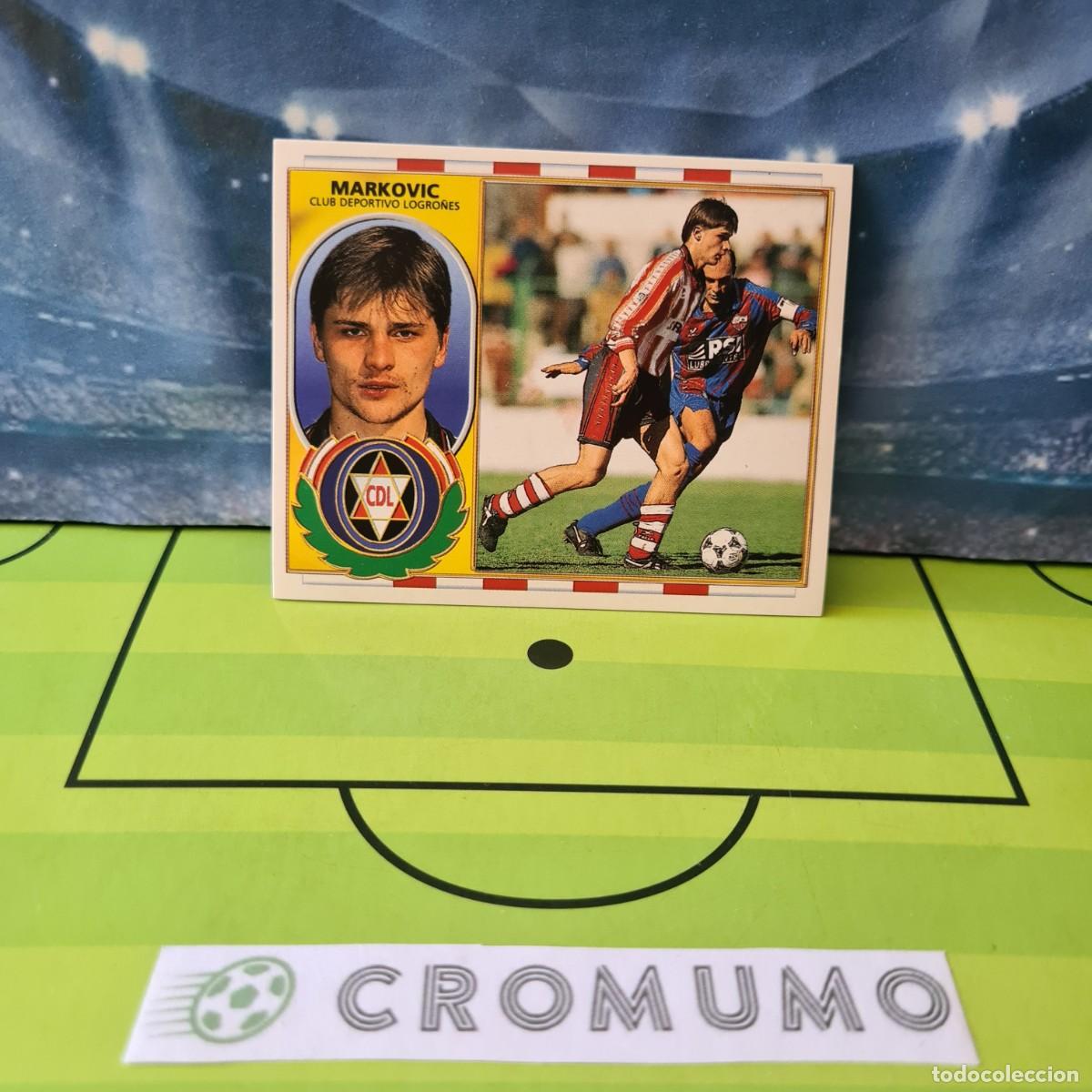 Cromos de f&uacute;tbol: Markovic - Logro&ntilde;es - 1996 1997 96 97 - Cromo Ediciones Este - Nunca Pegado - Foto 1
