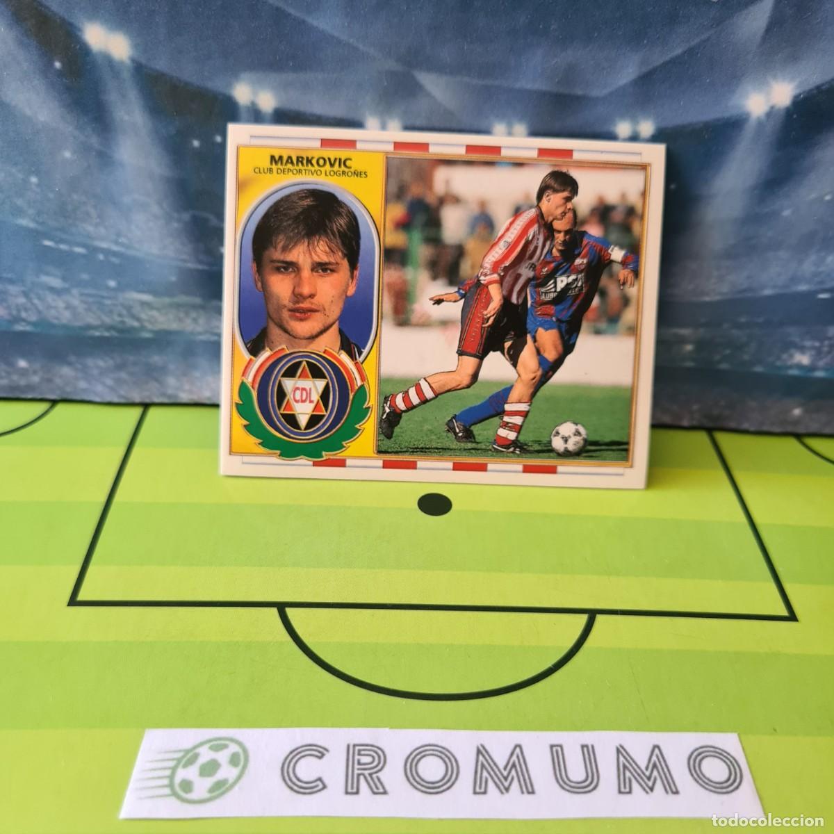 Cromos de f&uacute;tbol: Markovic - Logro&ntilde;es - 1996 1997 96 97 - Cromo Ediciones Este - Nunca Pegado - Foto 1