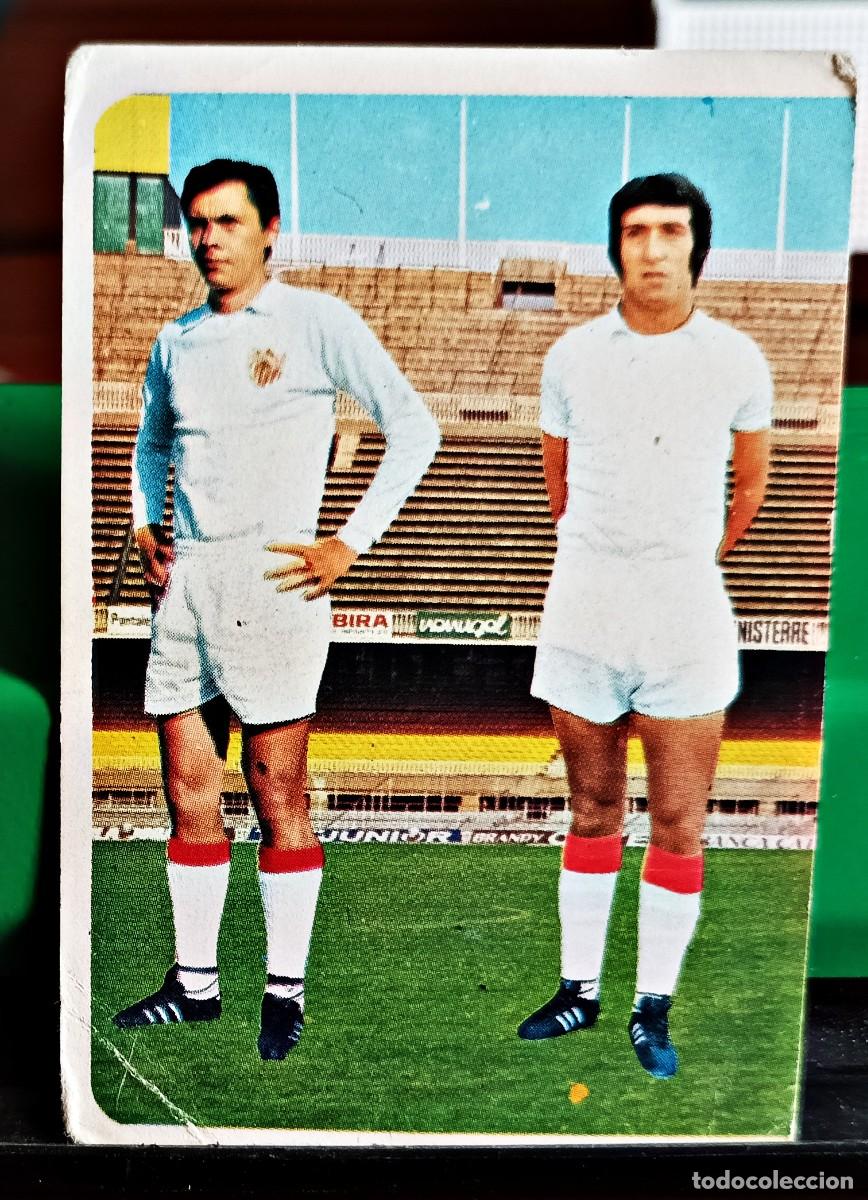Figurine di Calcio: RUIZ ROMERO - CAMP. NACIONAL FUTBOL 75 76 - 1975 1976 - SEVILLA - 189 RUBIO - ACOSTA - SIN PEGAR