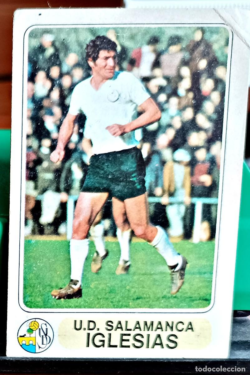 Cromos de f&uacute;tbol: CROMO PACOSA DOS FUTBOL EN ACCION 77 78 IGLESIAS (SALAMANCA) - DESPEGADO - 2 LIGA 1977 1978