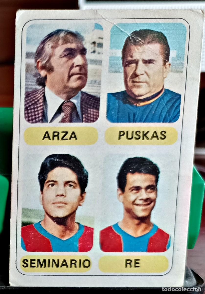 Figurine di Calcio: pacosa 2 1977-78 arza-puskas-seminario-re pichichis futbol en accion