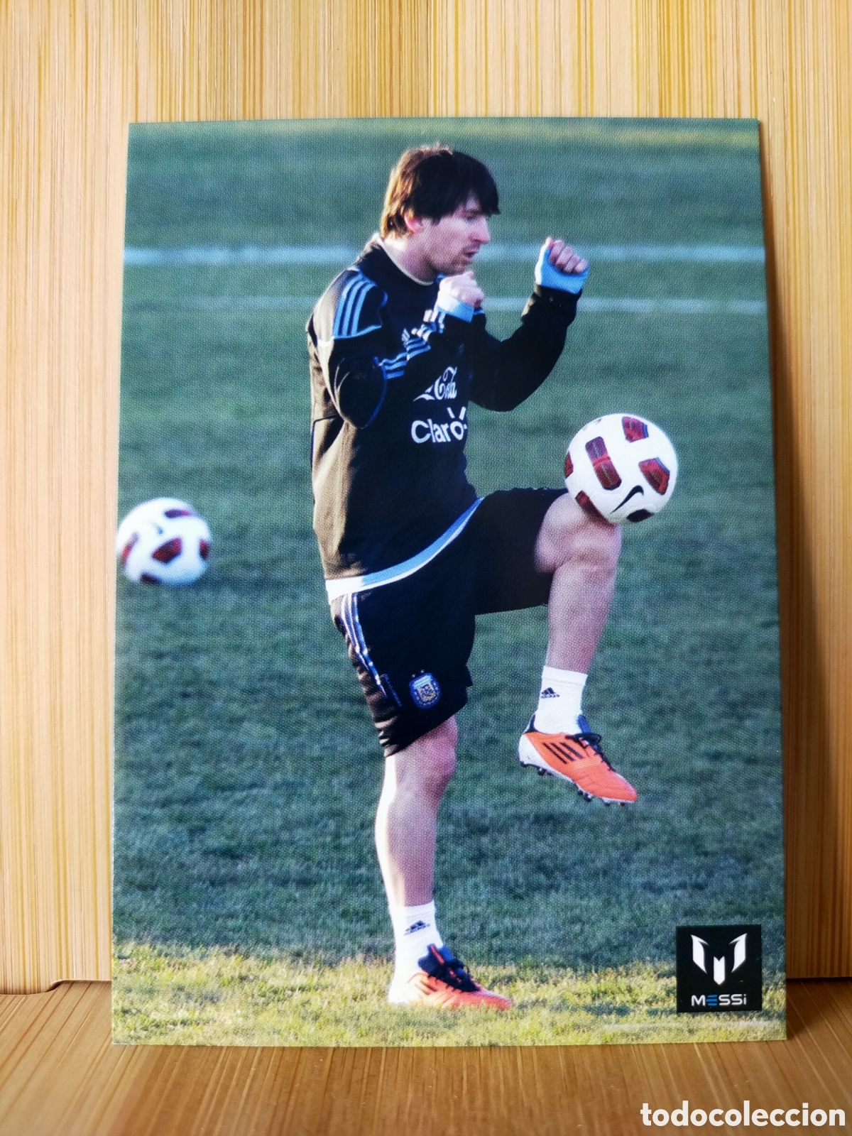 Cromos de F&uacute;tbol: 2013 CROMO OFFICIAL MESSI CARD COLLECTION EDITORIAL ICONS N 80