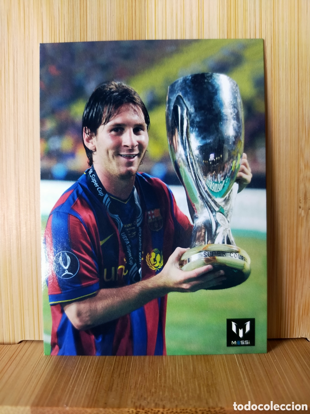Cromos de F&uacute;tbol: 2013 CROMO OFFICIAL MESSI CARD COLLECTION EDITORIAL ICONS N 19