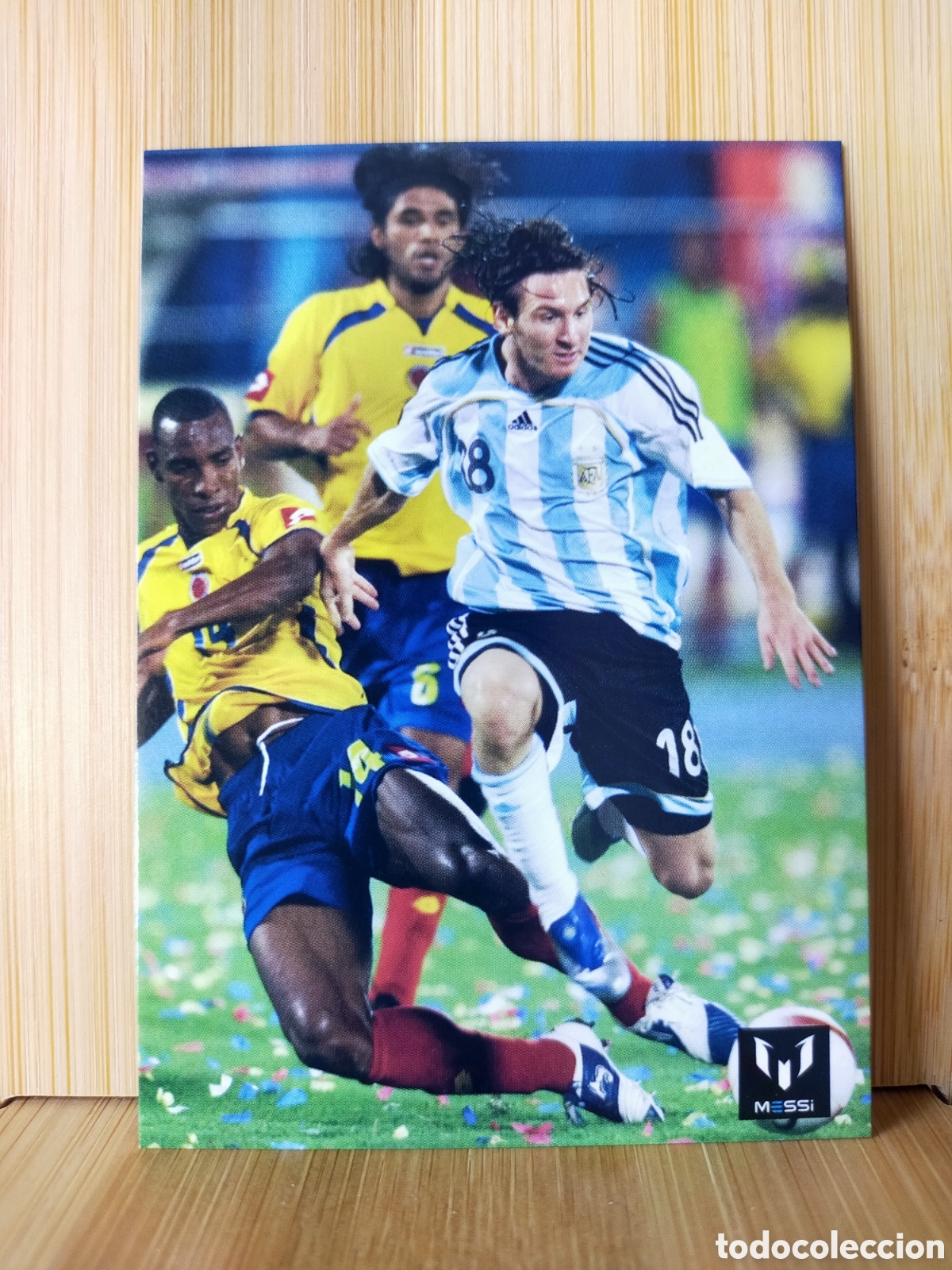 Cromos de F&uacute;tbol: 2013 CROMO OFFICIAL MESSI CARD COLLECTION EDITORIAL ICONS N 45