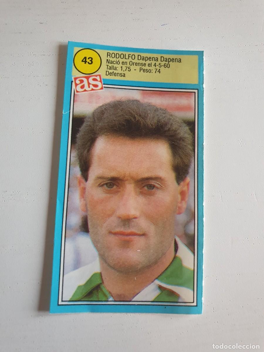 Figurine di Calcio: RODOLFO REAL BETIS AS 1990 1991 CROMO FUTBOL LIGA 90 91 SIN PEGAR - 43
