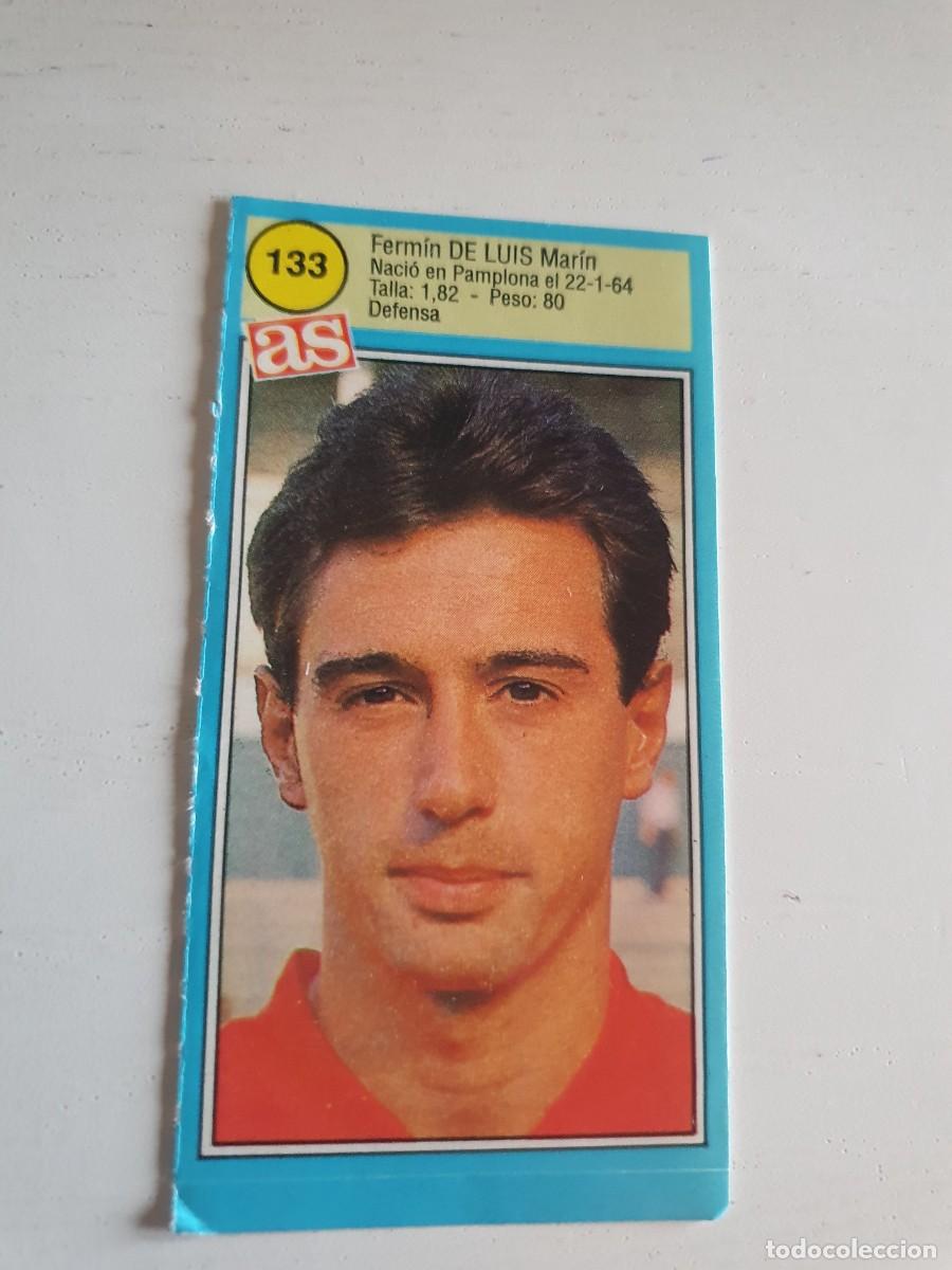 Cromos de F&uacute;tbol: DE LUIS OSASUNA AS 1990 1991 CROMO FUTBOL LIGA 90 91 - SIN PEGAR