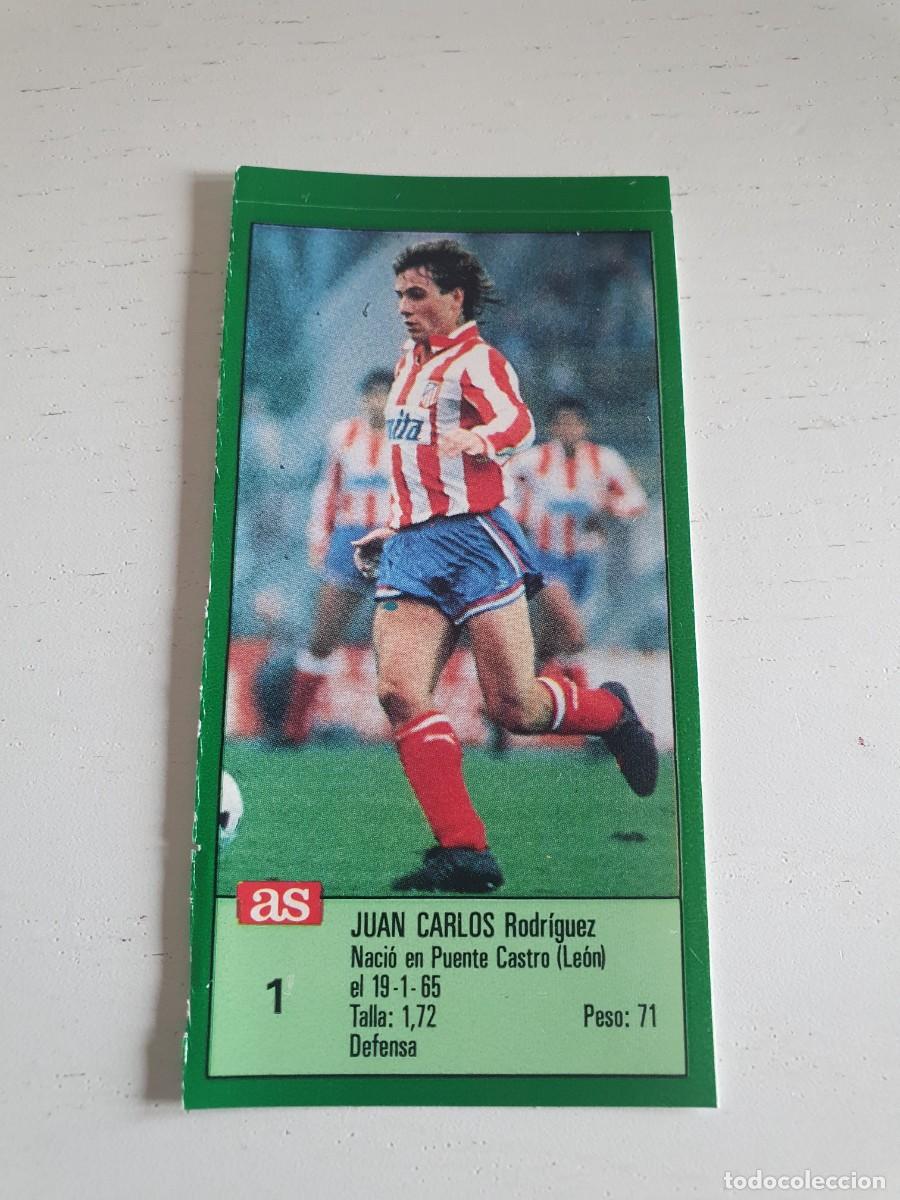 Figurine di Calcio: JUAN CARLOS ATLETICO AS 1988 1989 CROMO FUTBOL LIGA 88 89 SIN PEGAR - 1