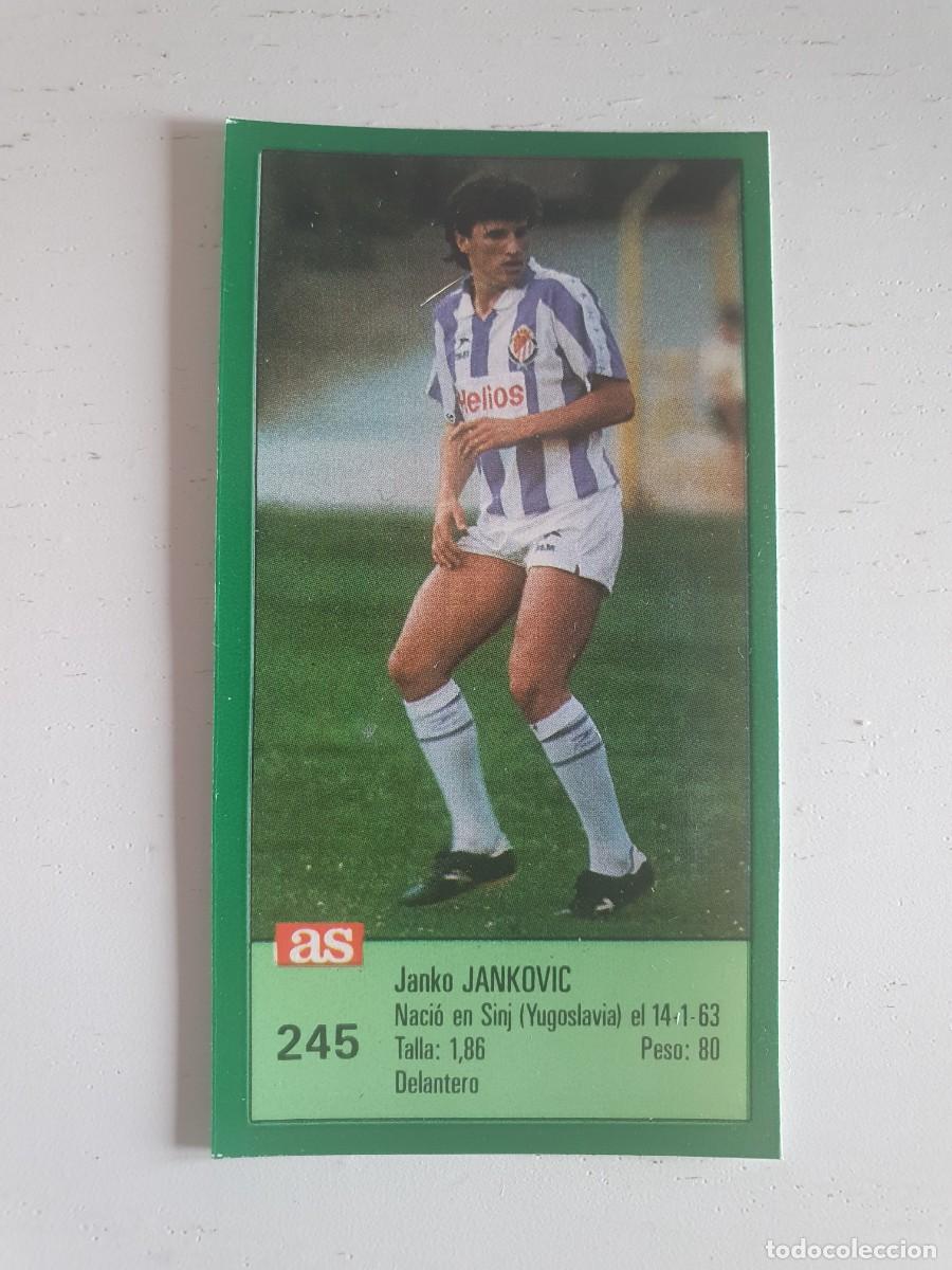Cromos de F&uacute;tbol: CROMO ASES DE LIGA 1988 1989 N&ordm; 245 JANKOVIC (VALLADOLID) - SIN PEGAR - FUTBOL ALBUM 88 89 AS