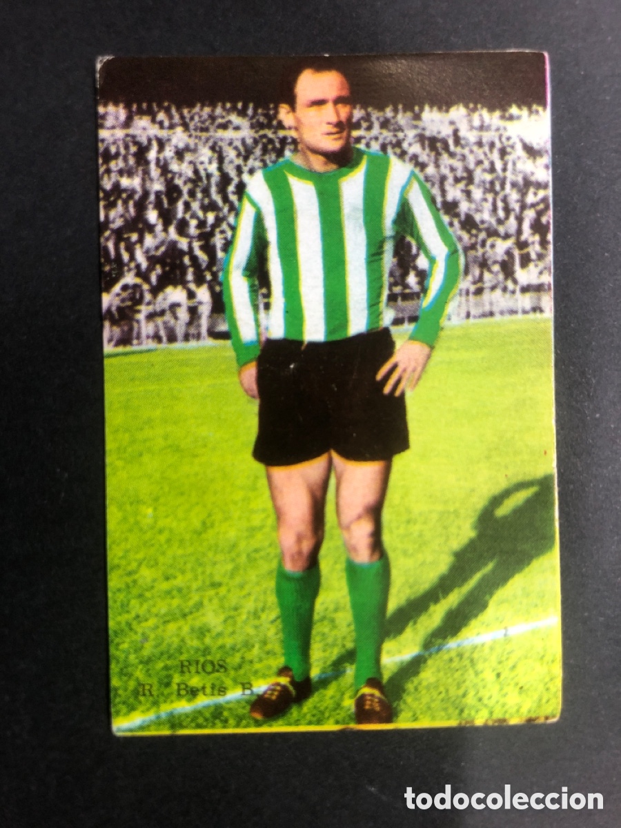 Cromos de Futebol: CROMO NUNCA PEGADO CAMPEONATO FUTBOL 1964-1965 R.BETIS RIOS EDITORIAL FHER